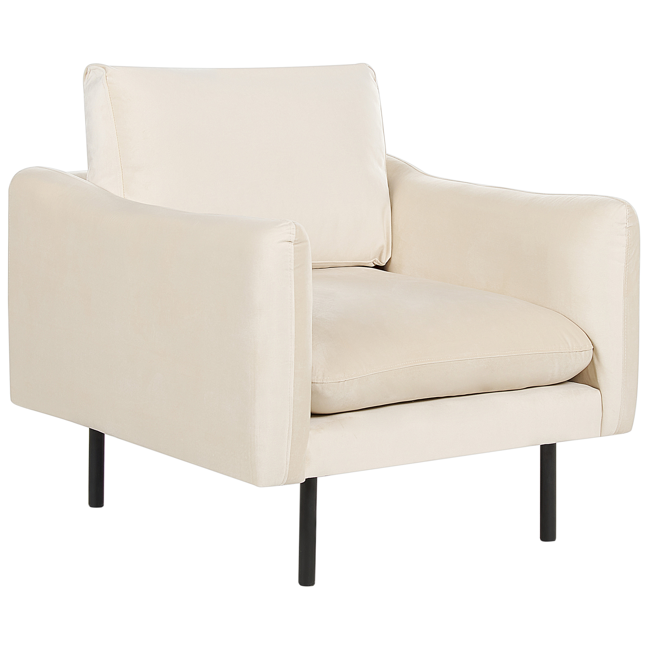 Lænestol VINTERBRO Velour Lys Beige