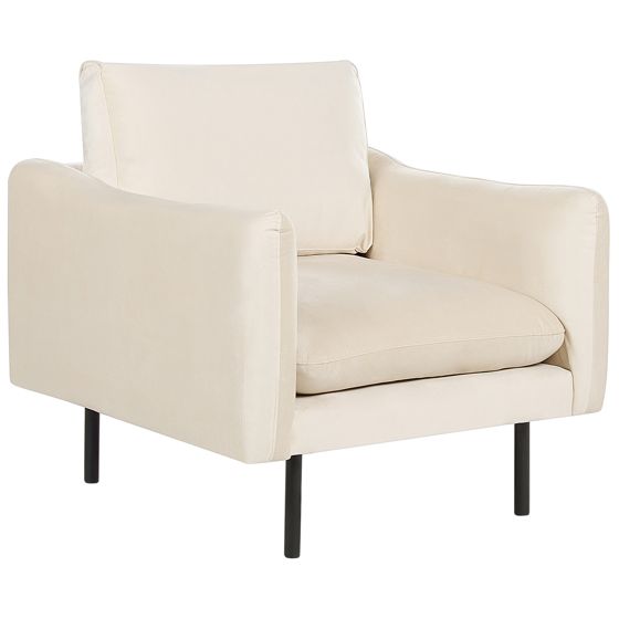 Lænestol VINTERBRO Velour Lys Beige