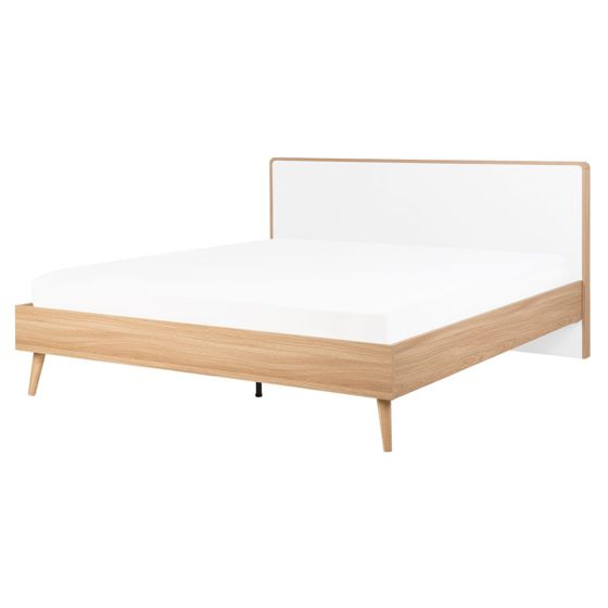 Seng SERRIS 160 x 200 cm Lysebrun