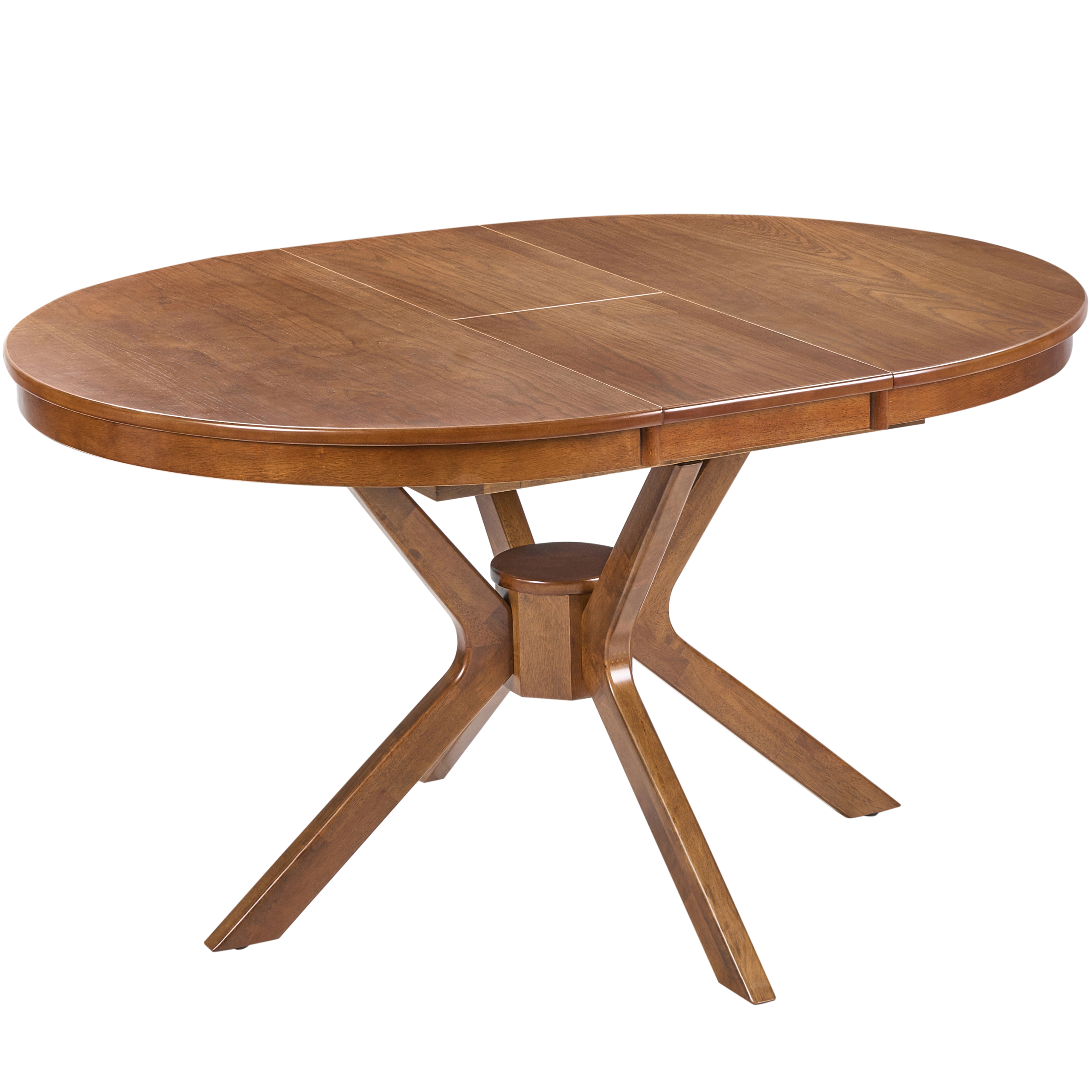 Spisebord med udtræk TYMIS Mørk eg 107/137 cm 107 cm