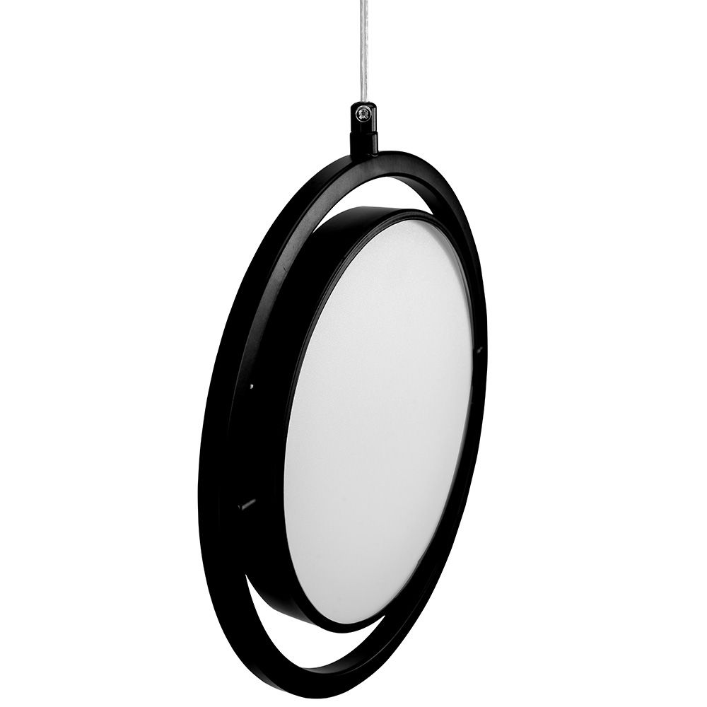 TOOLIGHT hængende loftlampe APP1790-CP LED Sort 148x25,5x25,5cm