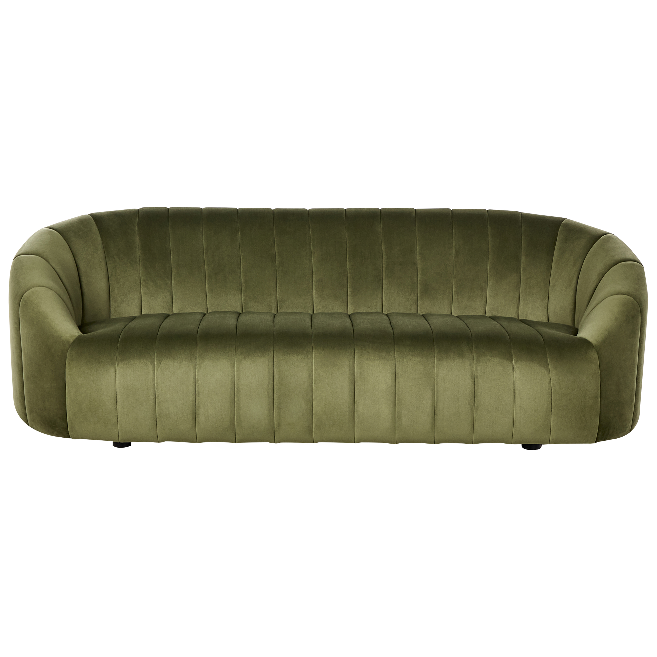 Sofa 3 personers MALUNG Velour Mørkegrøn