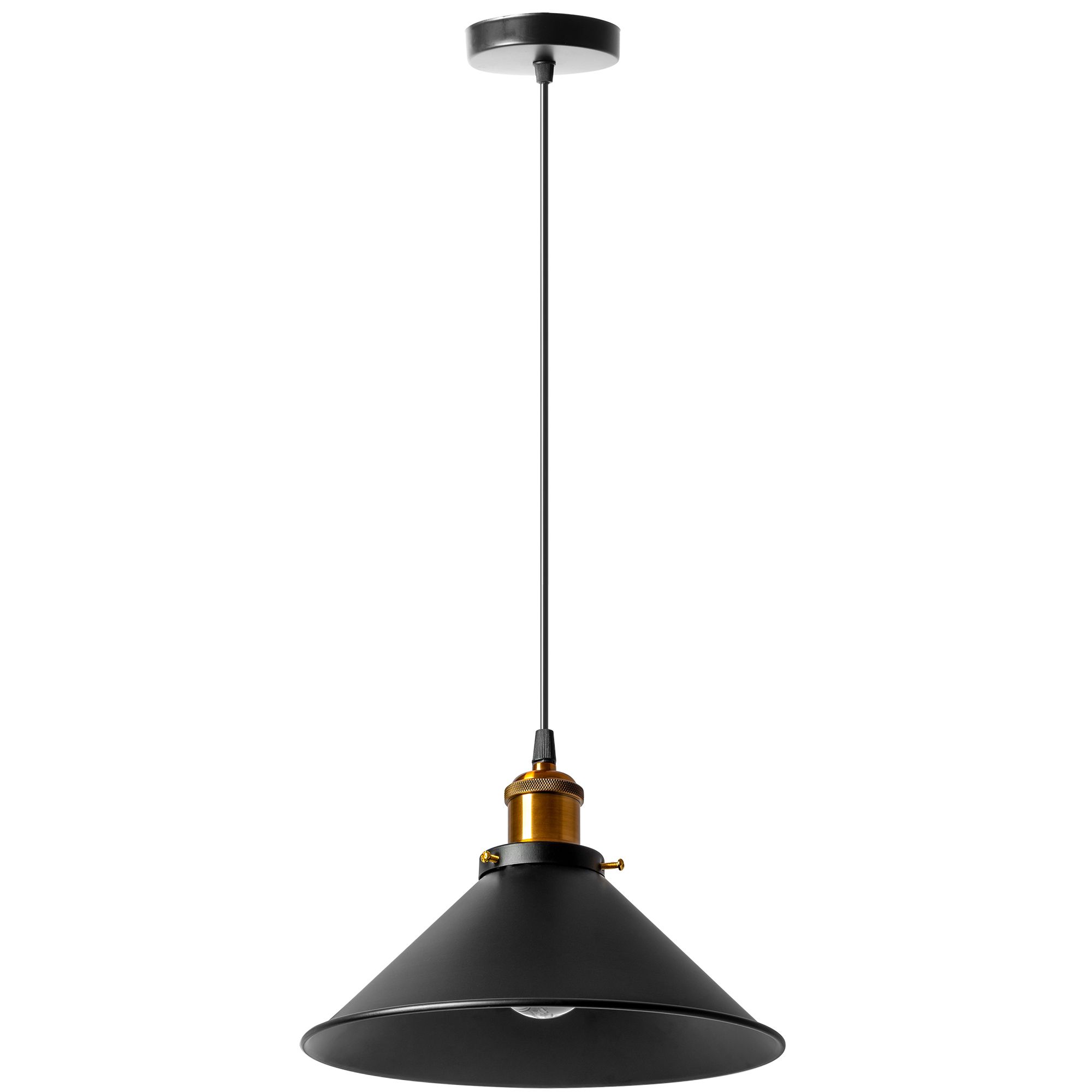 TOOLIGHT hængende loftlampe APP016-1CP PORTO Sort 26x10x15,5cm