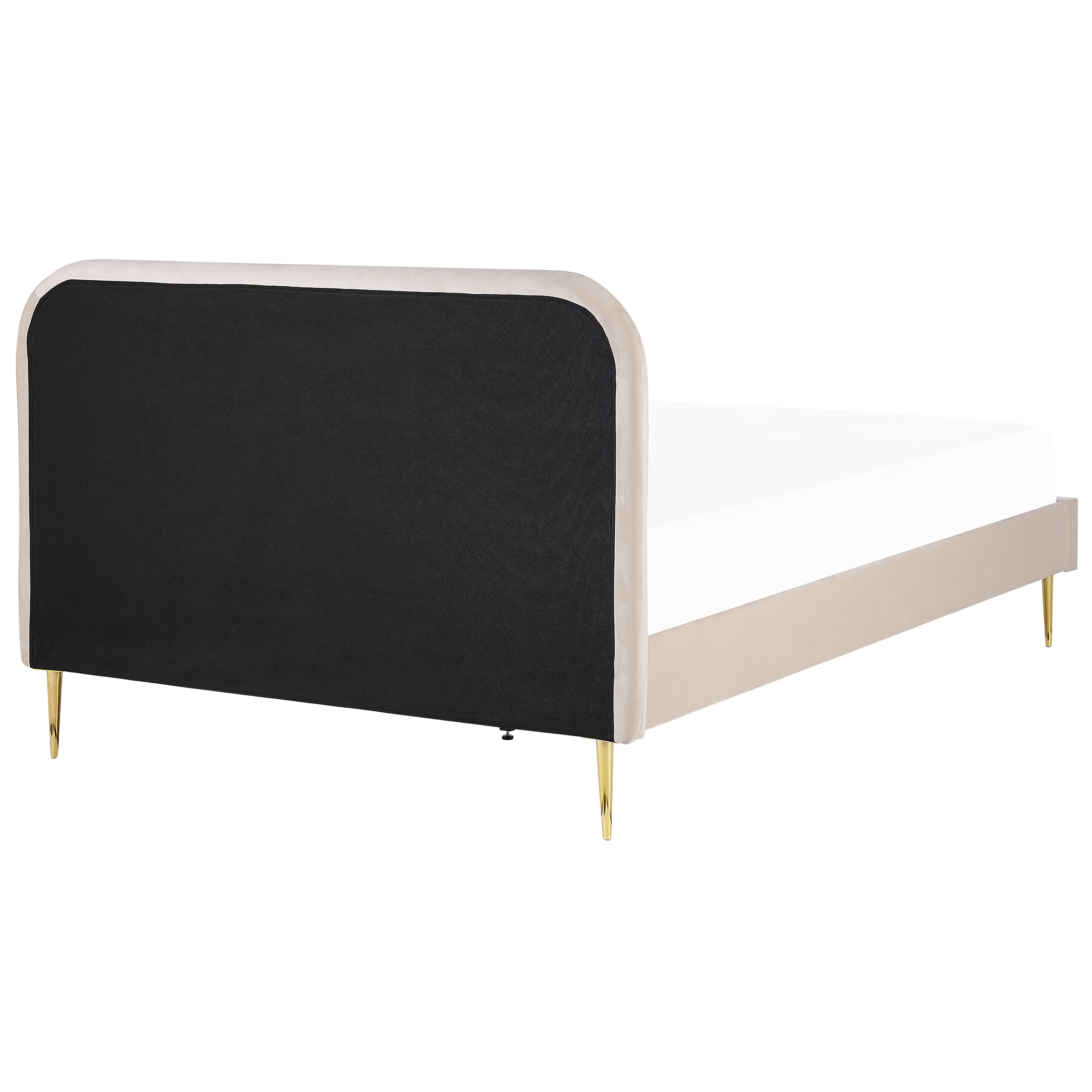 Seng Velour FLAYAT 160 x 200 cm Lys Beige