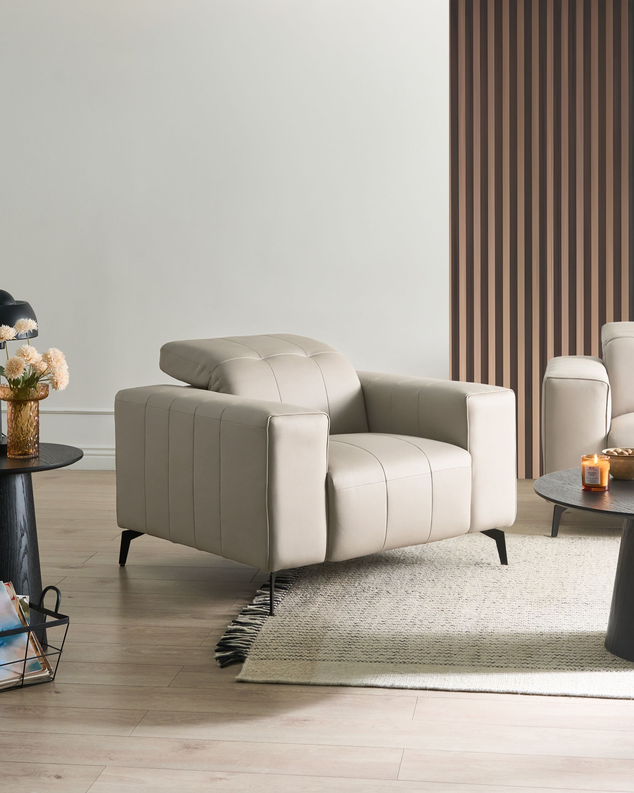 Lænestol OMMEL Lys Beige