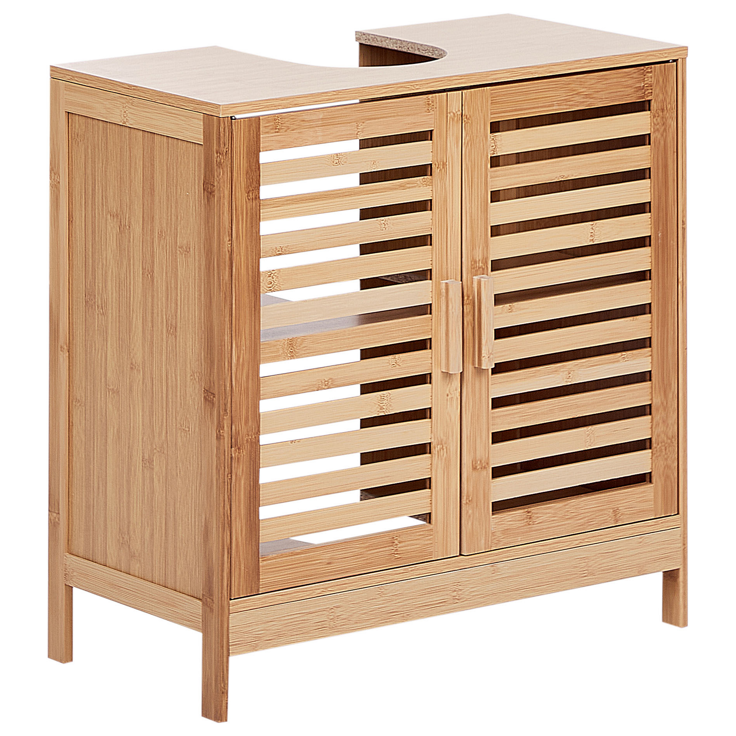 Vaskeskab MISSOULA 60 cm Bambus Lysebrun