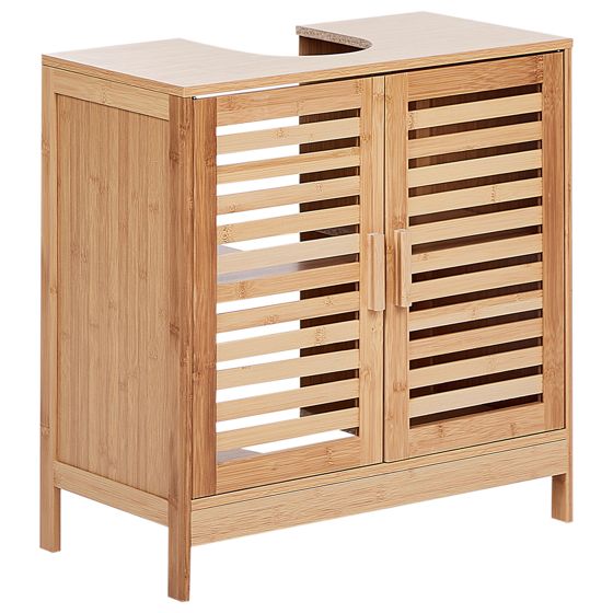 Vaskeskab MISSOULA 60 cm Bambus Lysebrun