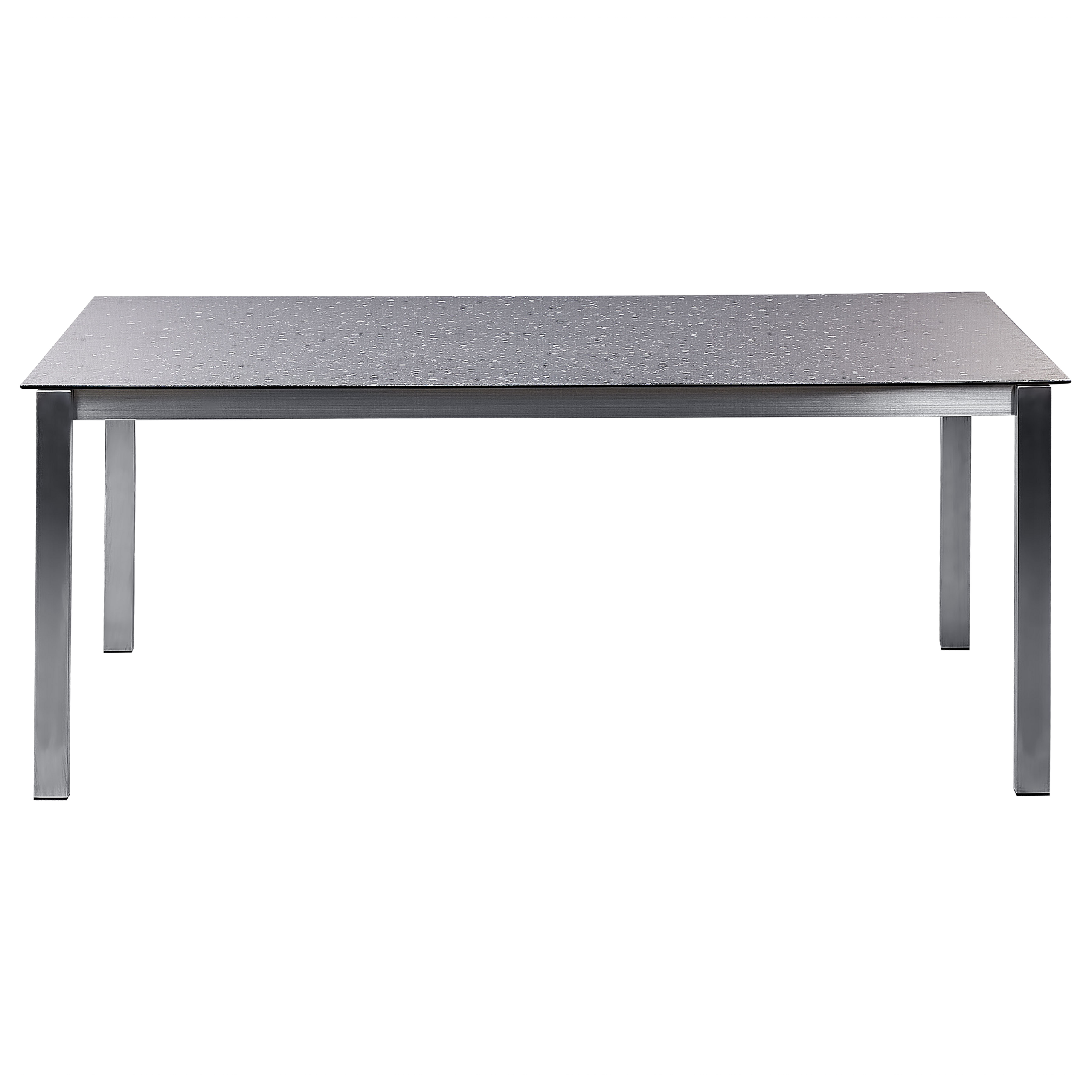 Havebord COSOLETO 180 cm 90 cm Glas Sort