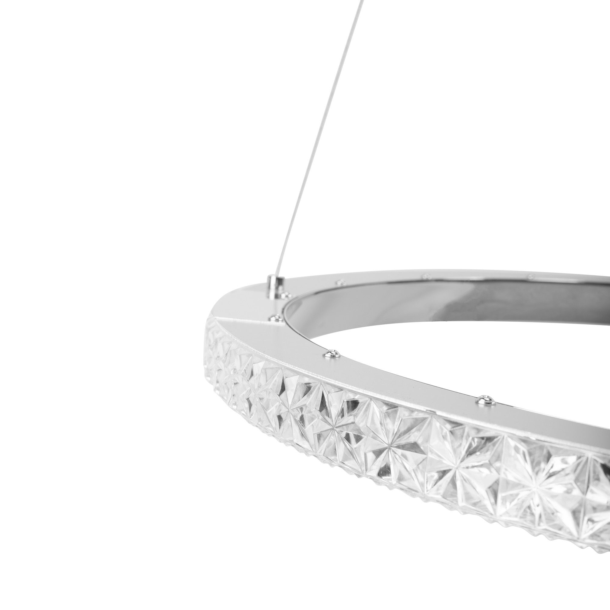 TOOLIGHT hængende loftlampe MS010-CP 59CM LED Krom 60x60x110cm
