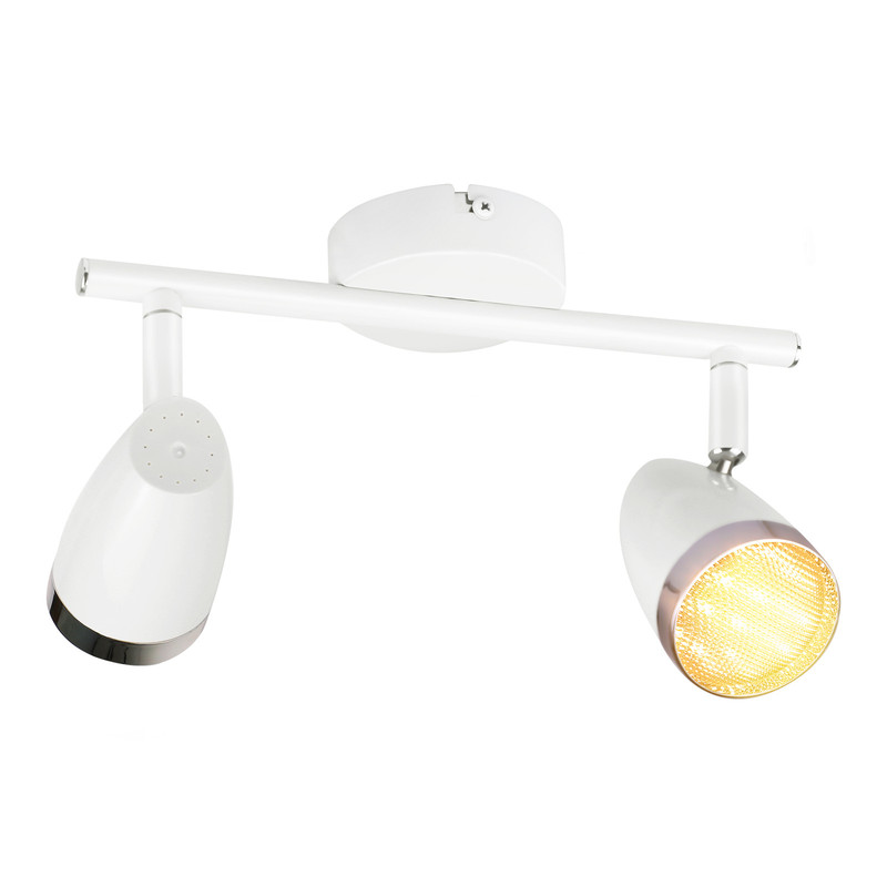 NETTLIFE LED loftspotlight 2 lamper moderne 4W hvid varm hvid 3000K