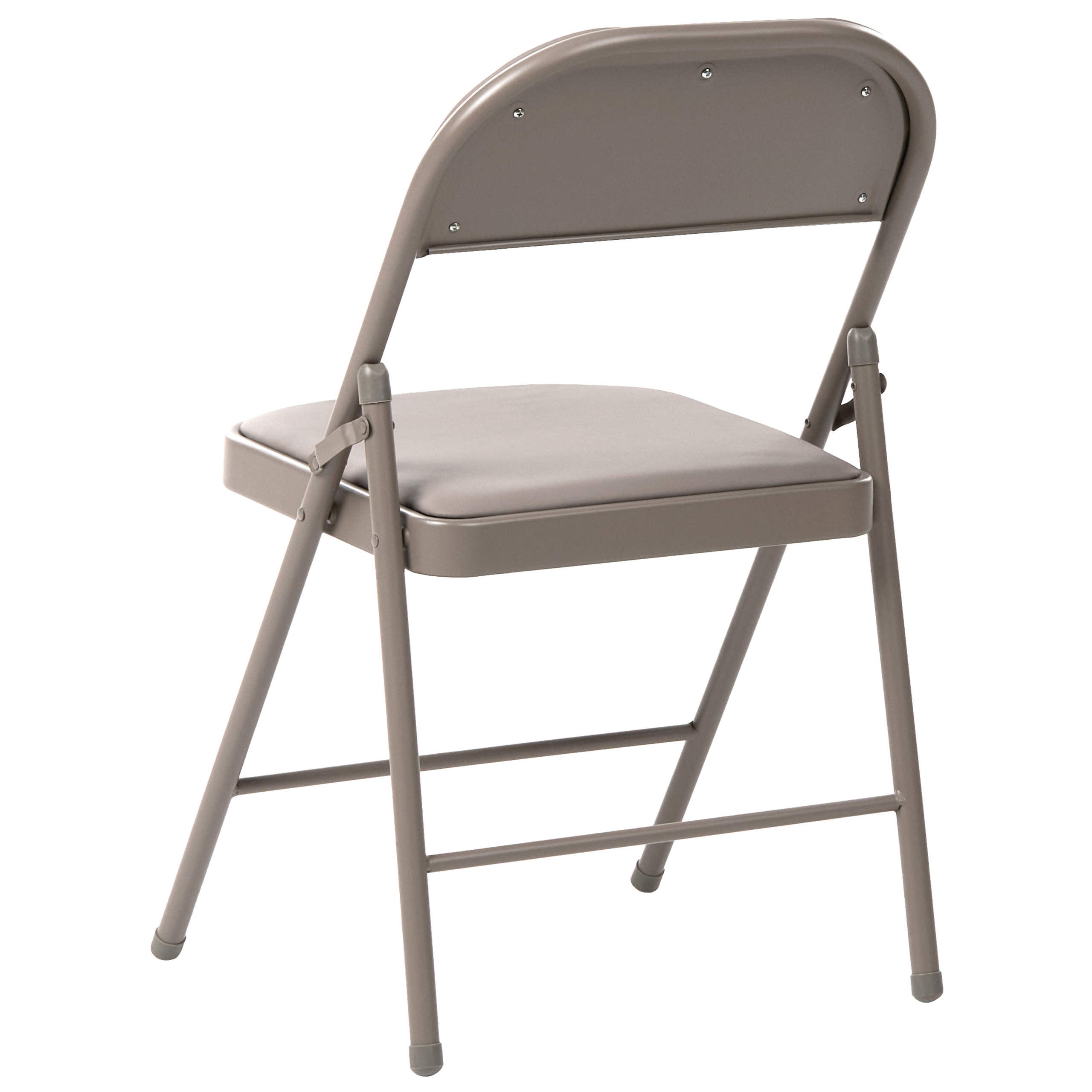 Sæt af 4 klapstole SHASTA Metal Brungrå