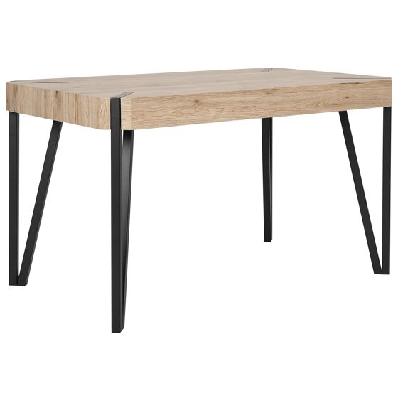 Spisebord CAMBELL Lysebrun 130 cm 80 cm