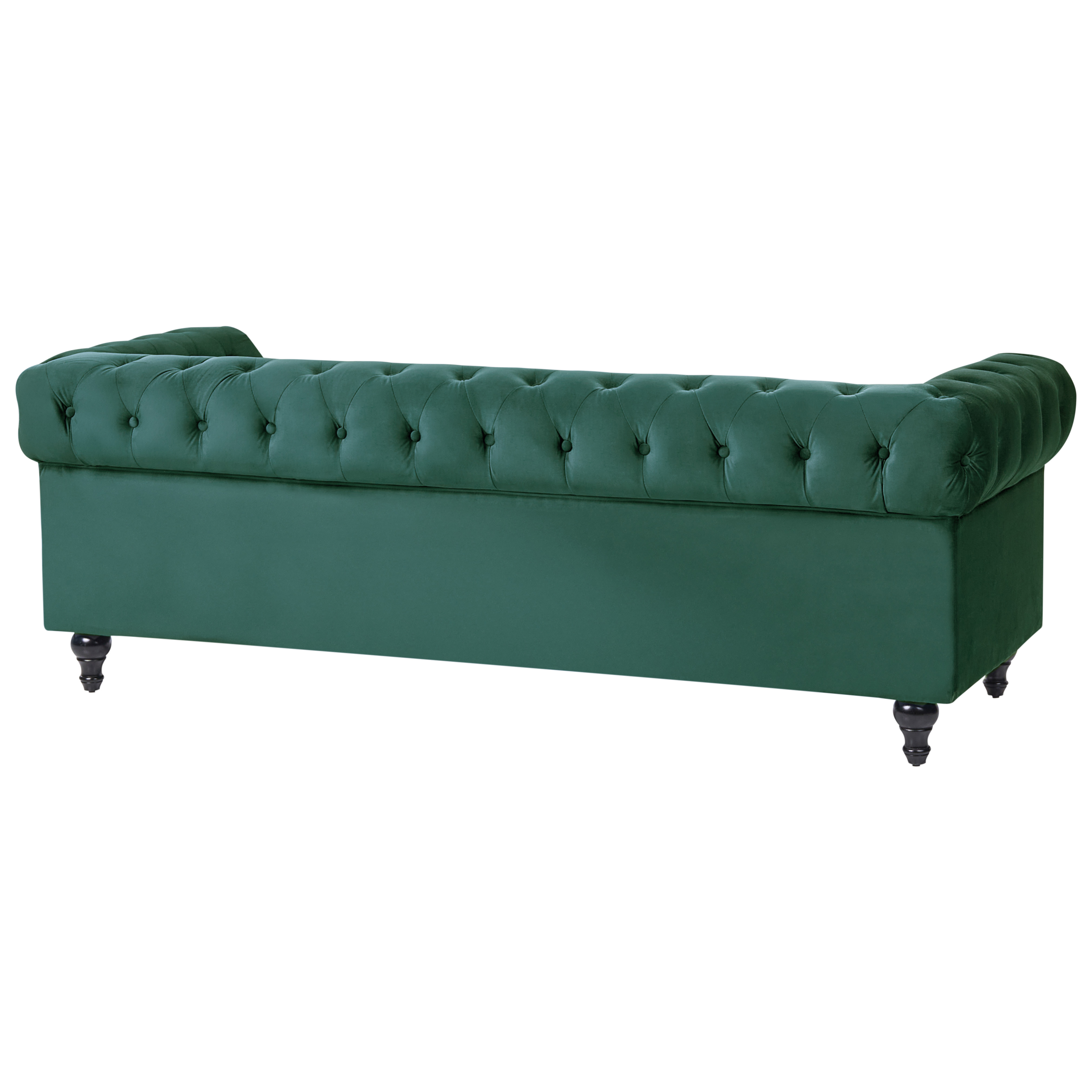 Sofa 3 personers CHESTERFIELD Velour Grøn
