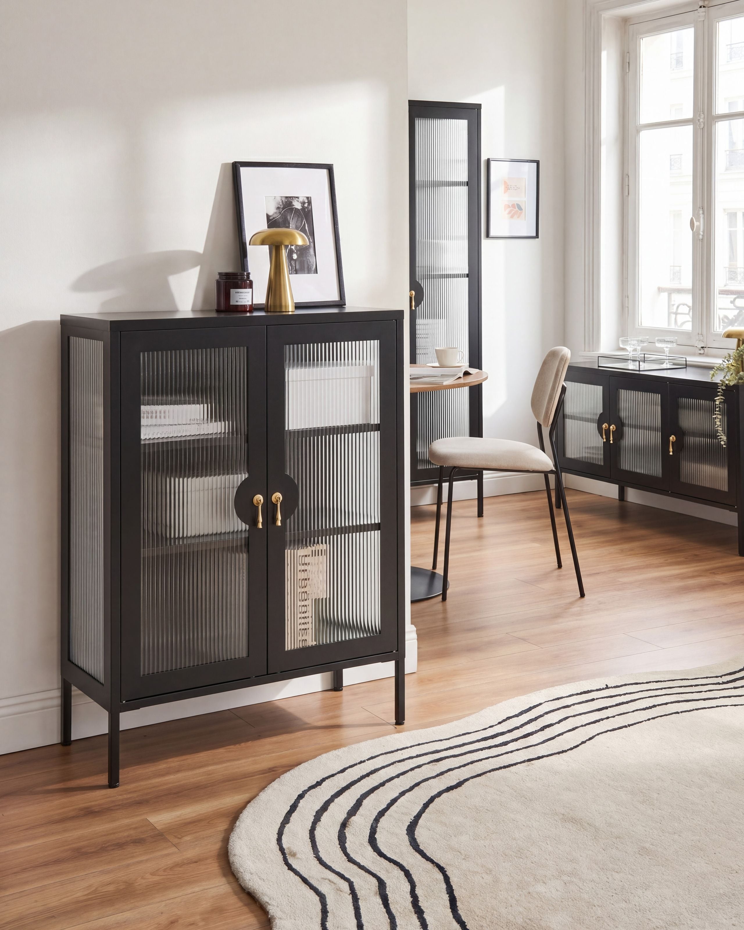 Kontorskab GLEORA Metal Sort