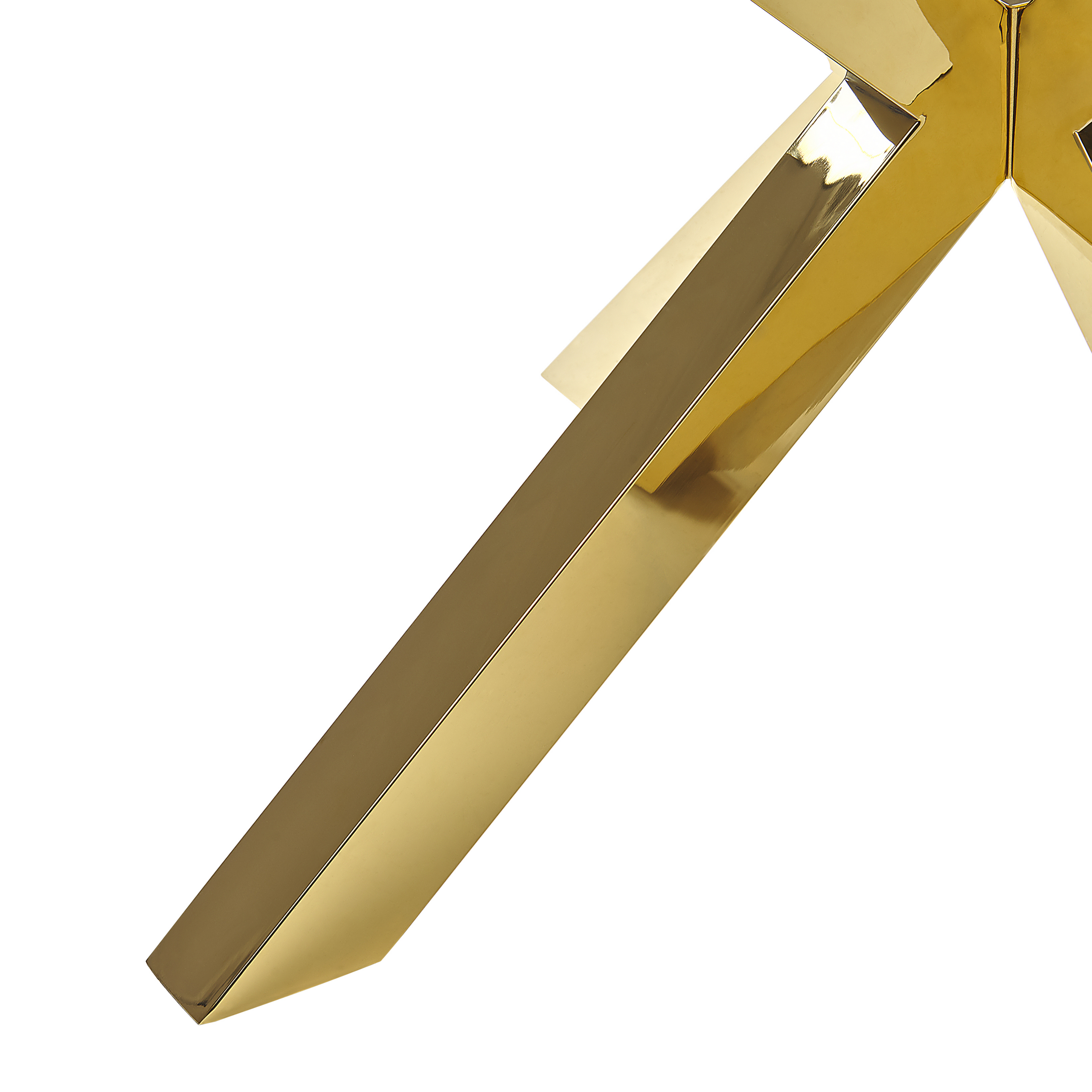 Sofabord STARLIGHT Hærdet glas Guld
