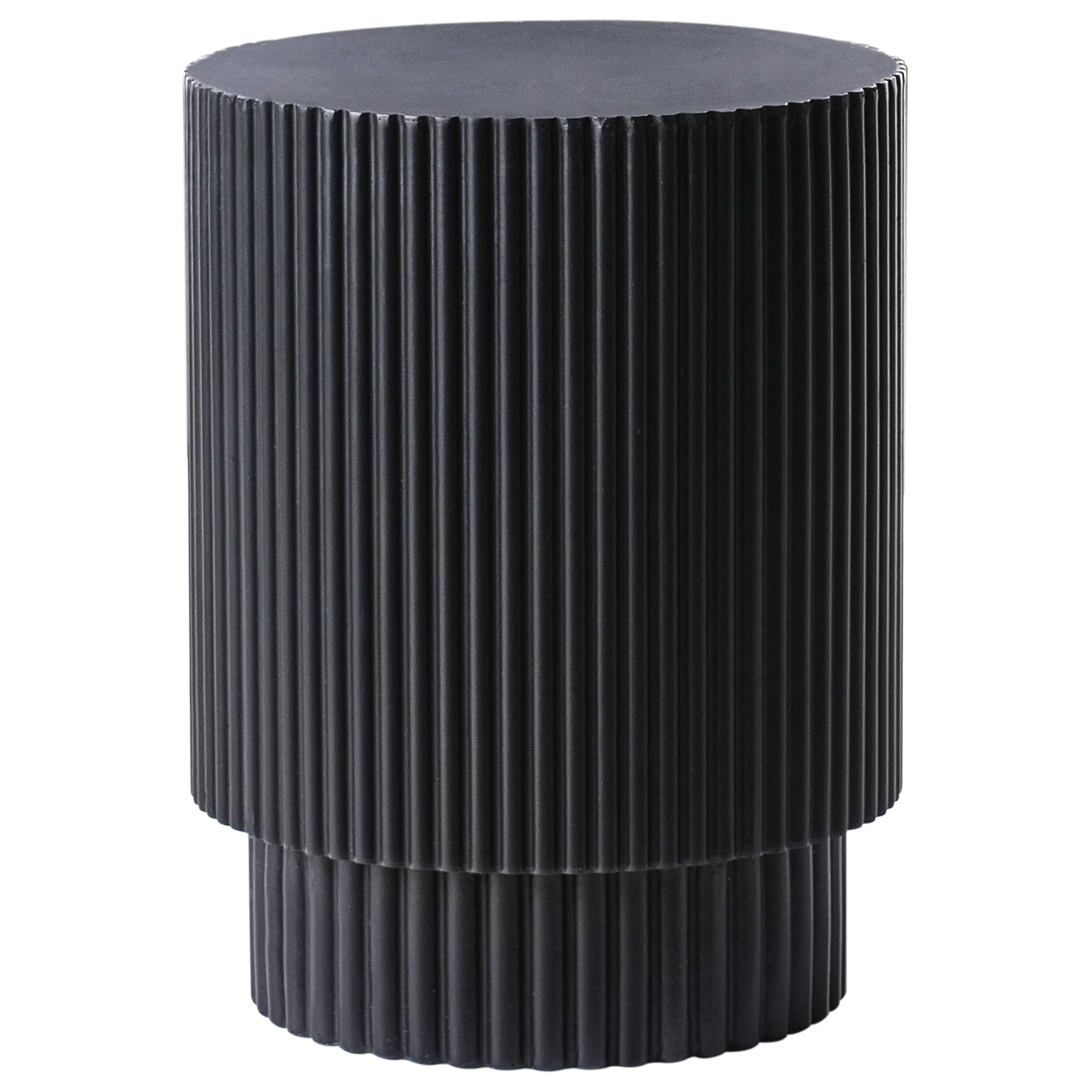 Bord BICCARI 38 cm 38 cm Sort
