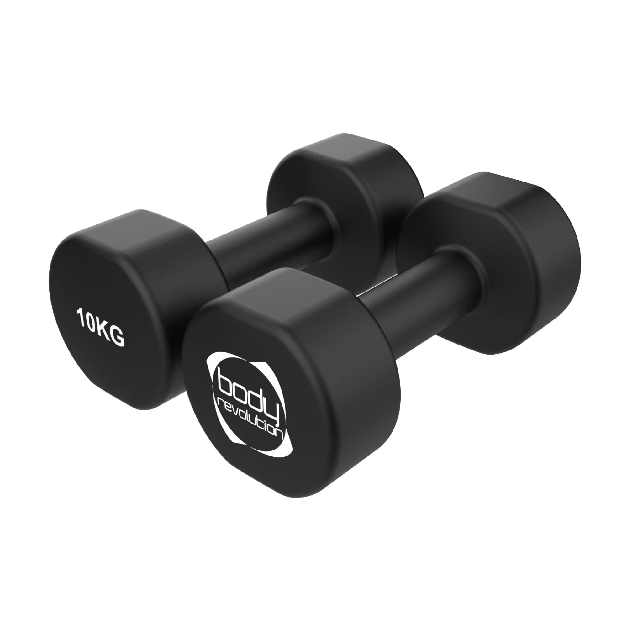 2 x 10 kg neopren håndvægte