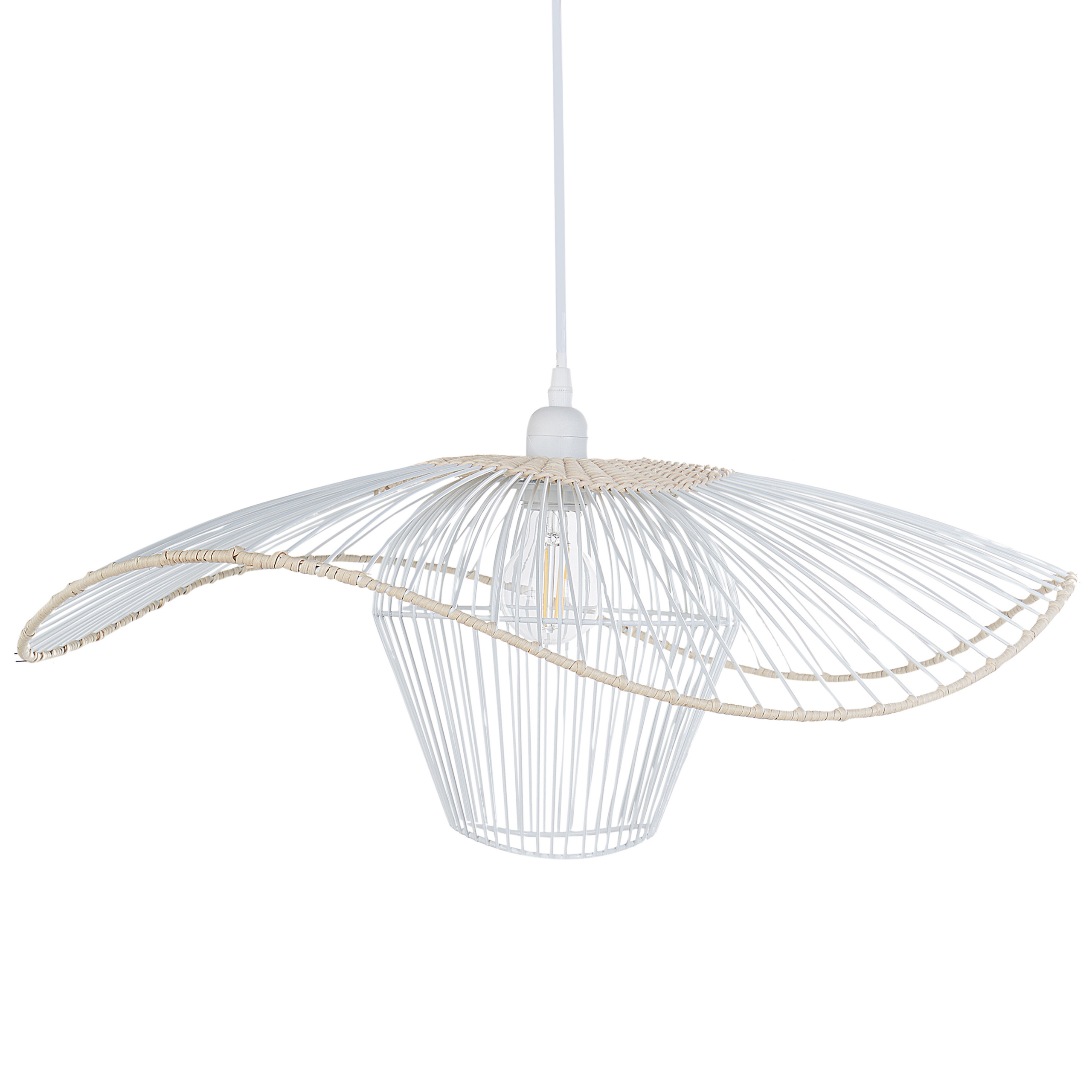 Loftlampe LUNGA Metal Hvid