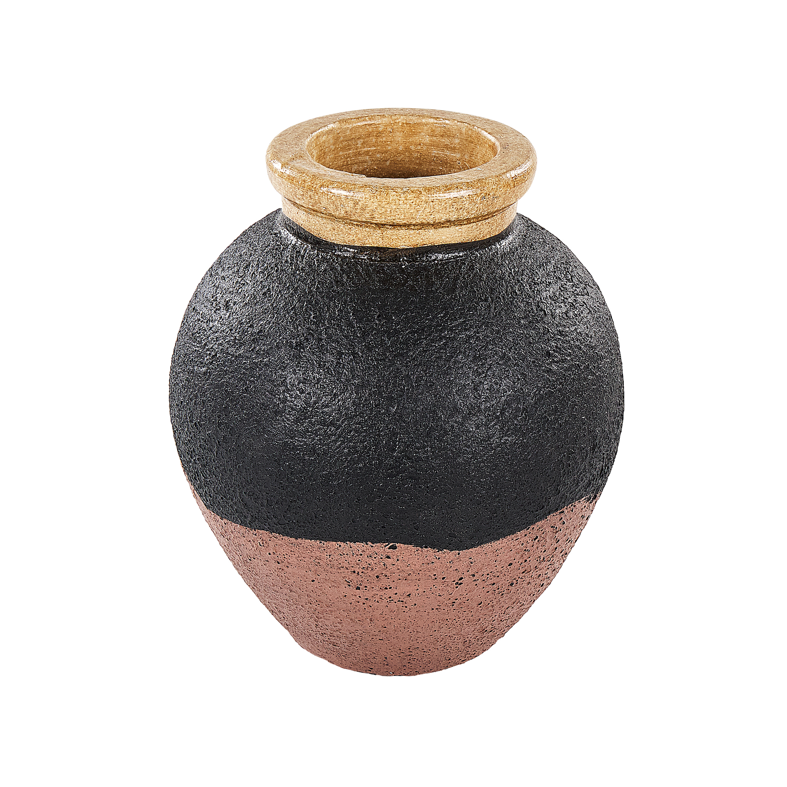 Dekovase DAULIS 31 cm Keramik Sort