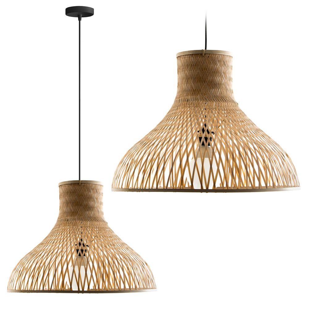TOOLIGHT hængende loftlampe APP1277-1CP Beige 90x60x90cm
