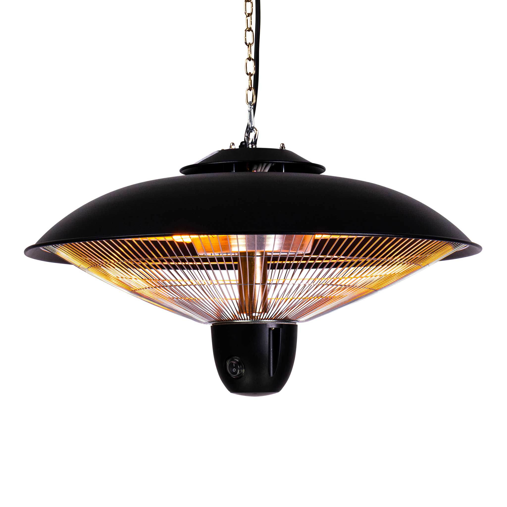 Fornorth Terrassevarmer Ceiling Heater Deluxe 2000W fjernbetjening, sort