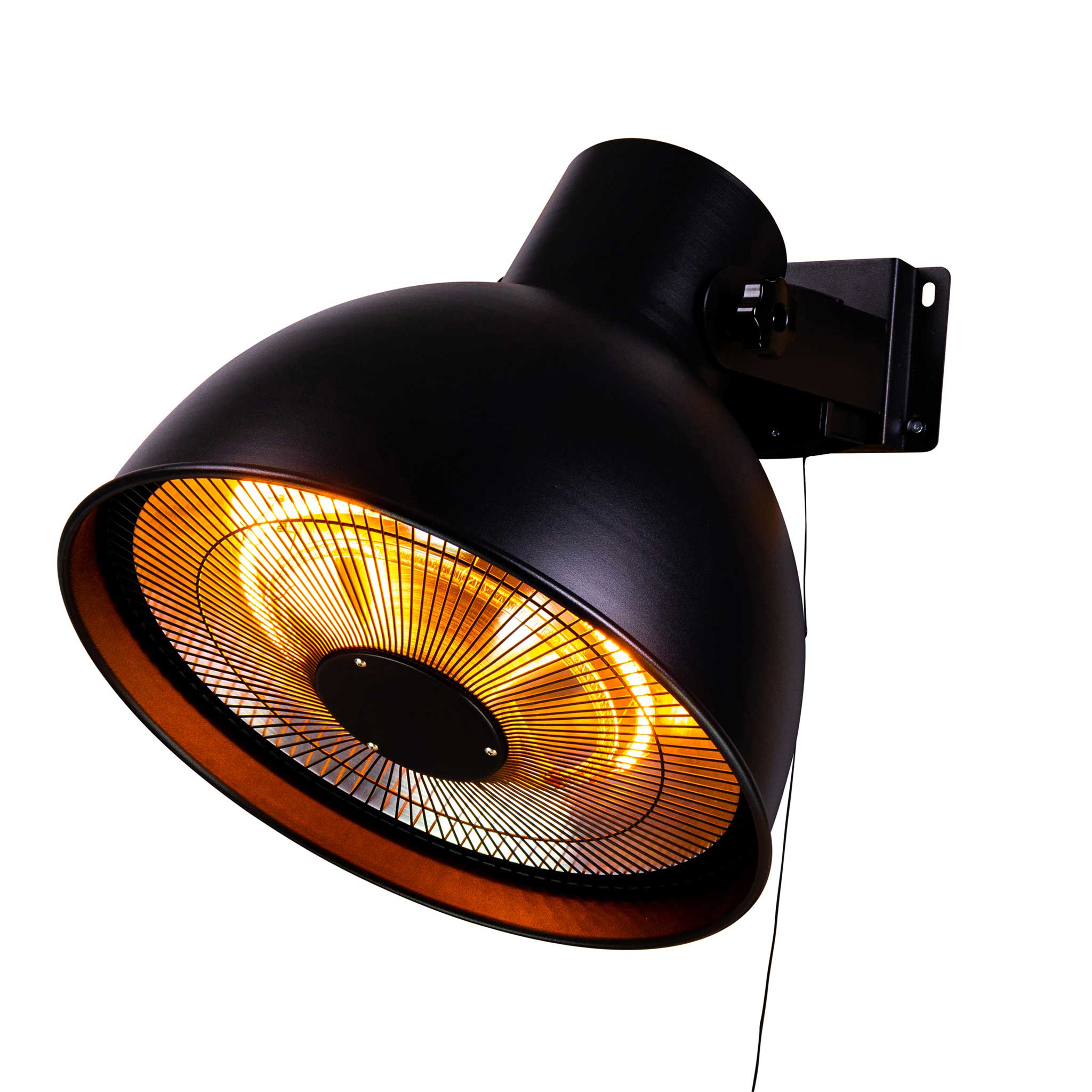 Fornorth Terrassevarmer Wall Heater Deluxe 2000W, sort