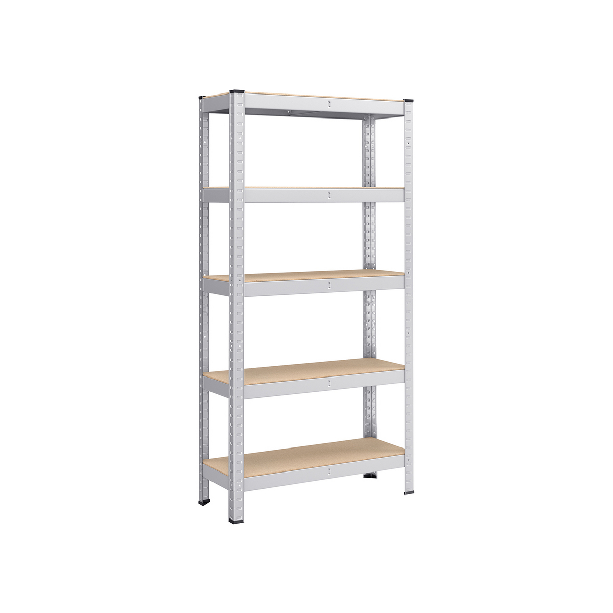 Songmics opbevaringsreol, 5 niveauer, 30 × 75 × 150 cm, GLR030