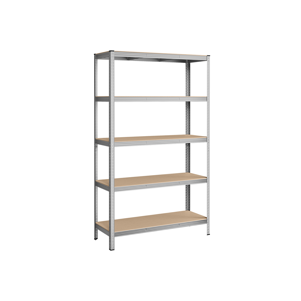 Songmics opbevaringsreol, 5 niveauer, 60 × 120 × 200 cm, GLR060