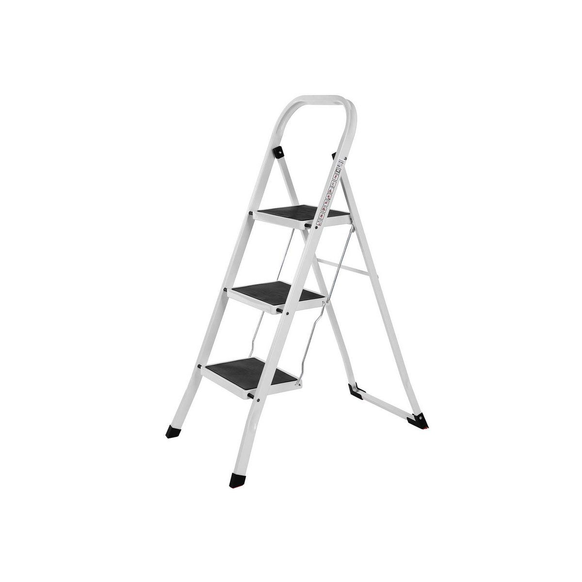 Songmics sammenklappelig trappestige, 3 trin, GSL003