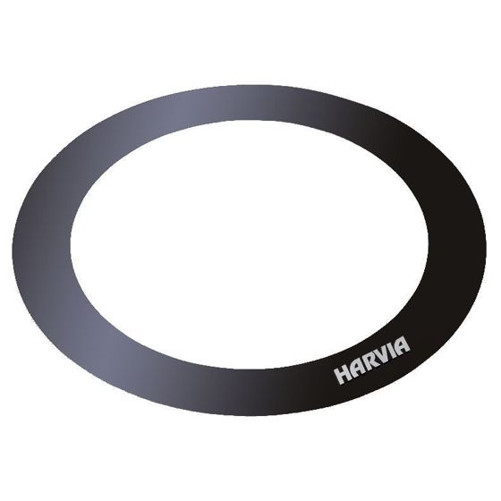 Harvia Indstøbningsflange Cilindro Black Steel