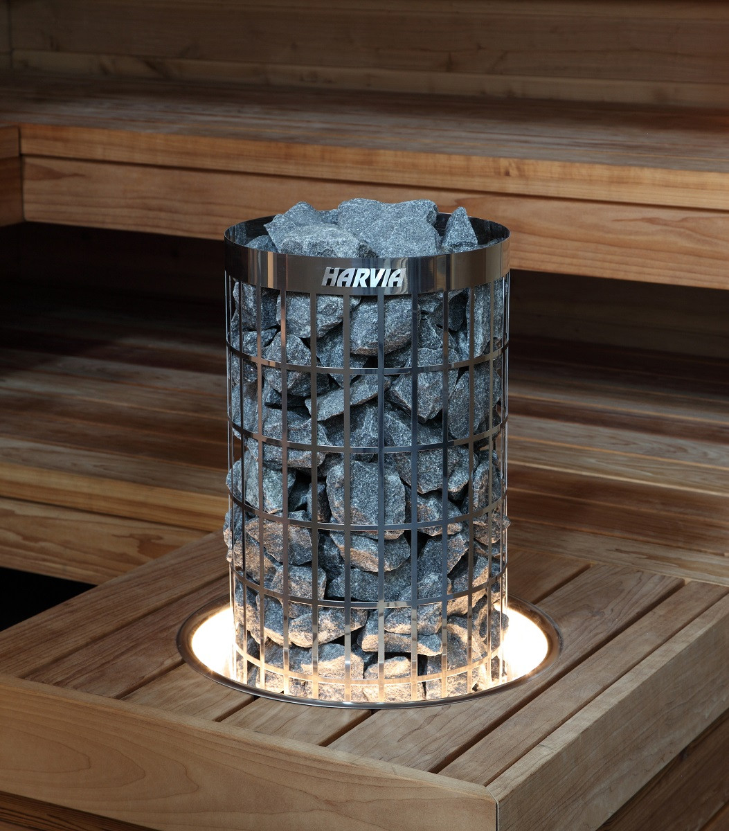 Harvia elektrisk saunaovn Cilindro PC70E, 6,8kW, 6-10m³, separat styring