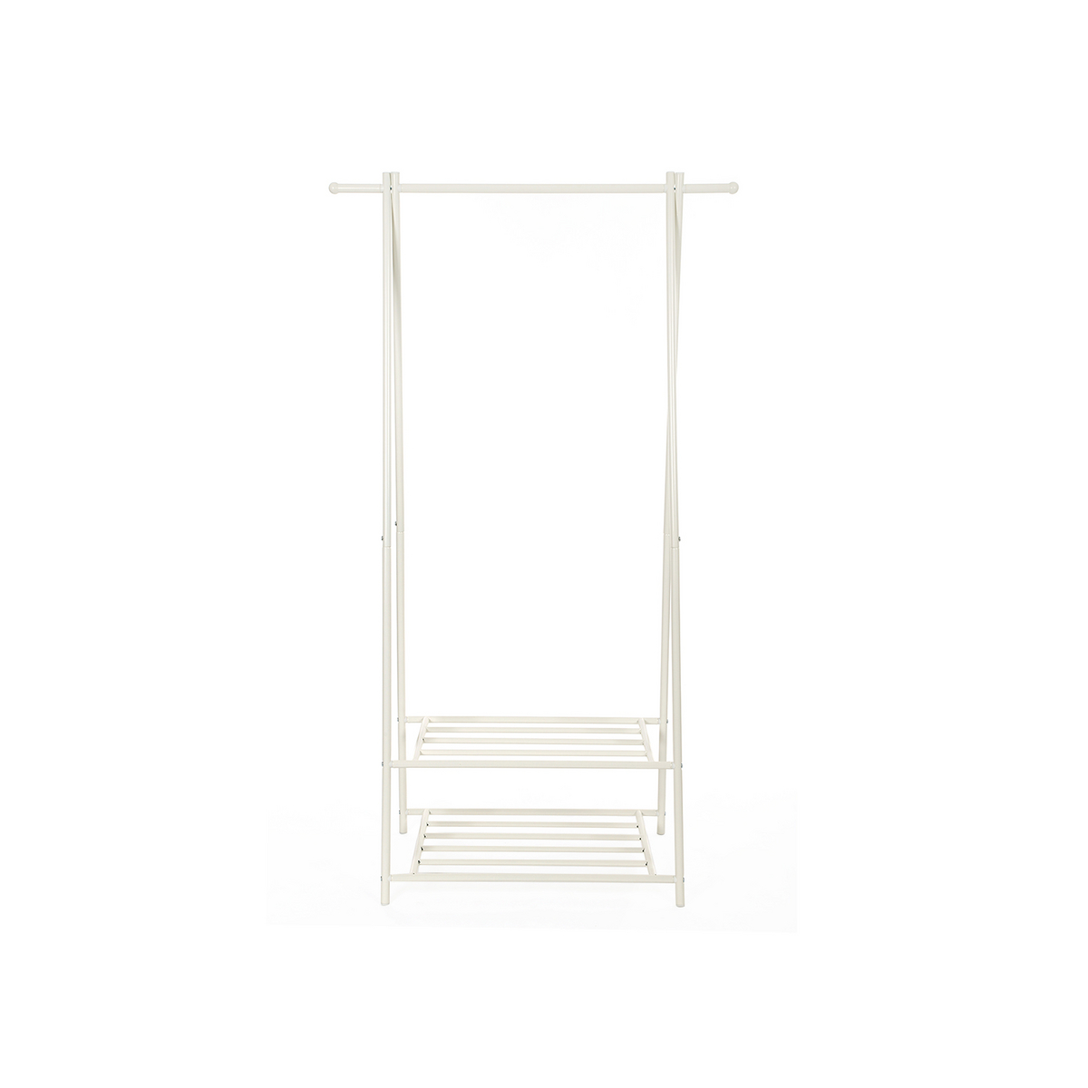 SONGMICS garderobestativ, 2 niveauer, HSR005