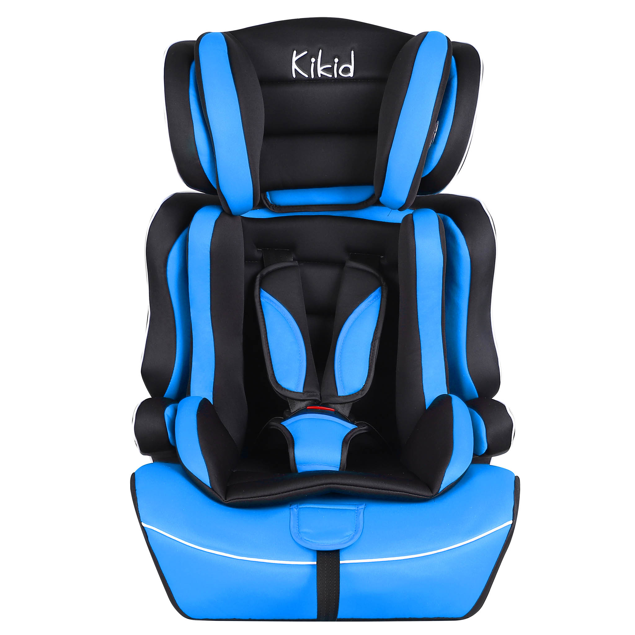 Kikid Autostol Basic 76-150cm R129, sort blå