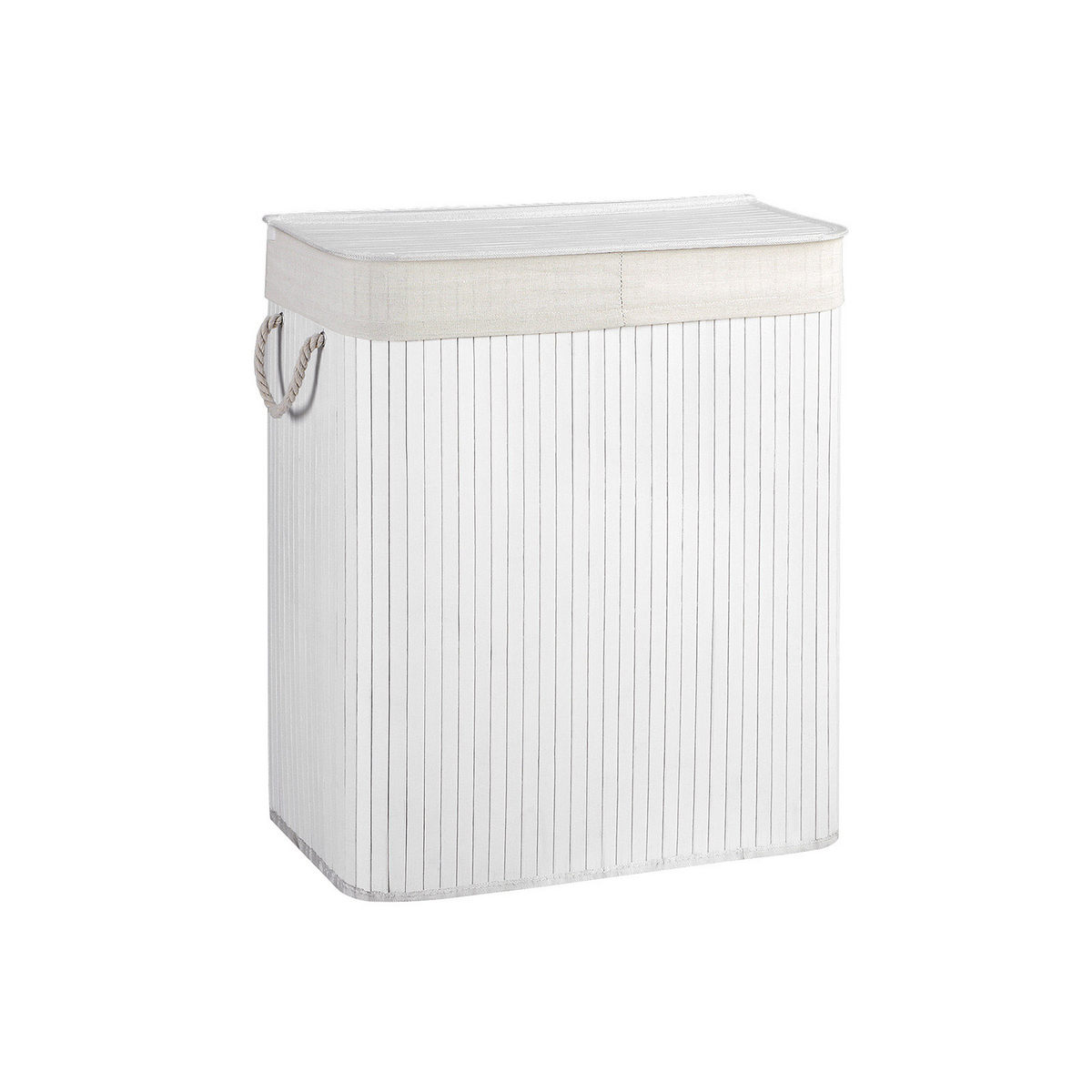 SONGMICS vasketøjssorterer, 2 rum, 100 L, LCB074