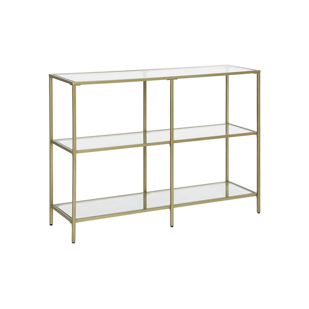 VASAGLE konsolbord, 3 hylder, 100 × 30 × 73 cm, LGT027