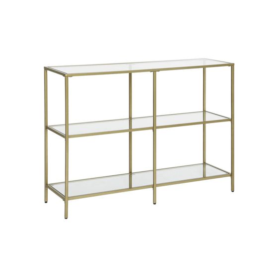 Vasagle konsolbord, 3 hylder, 100 × 30 × 73 cm, LGT027