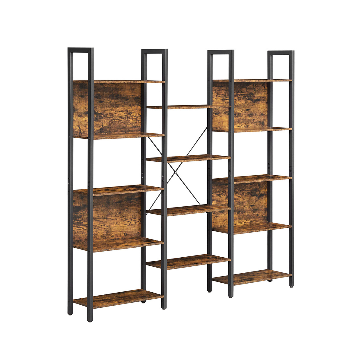 VASAGLE bogreol, 14 hylder, 158 × 24 × 166 cm, LLS107