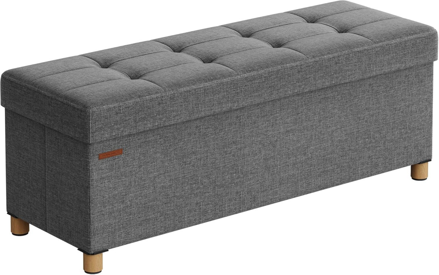 Songmics opbevaringspuf, sammenklappelig, 38 × 110 × 40 cm, LSF018