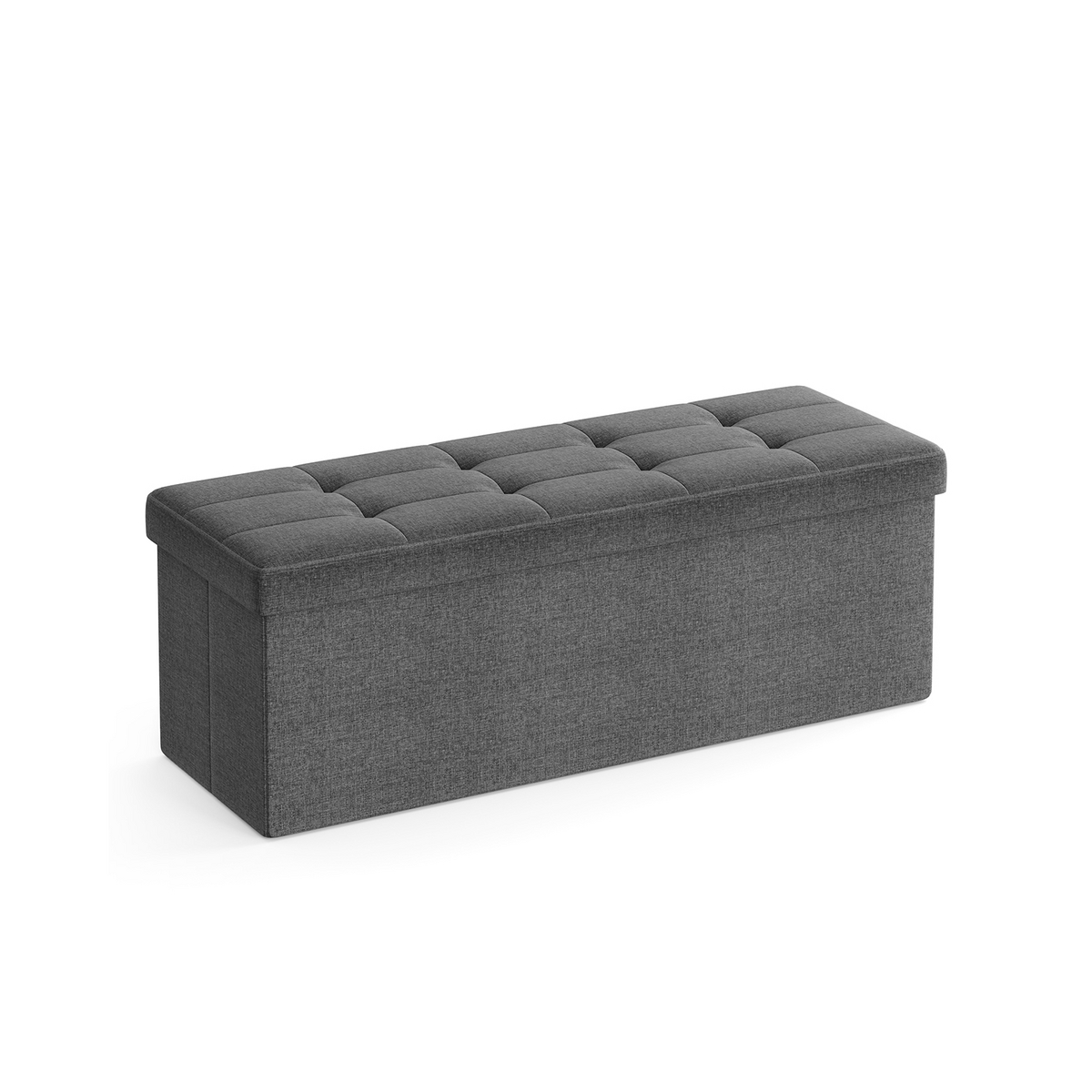 Songmics opbevaringspuf, sammenklappelig, 120 L, 110 × 38 × 38 cm, LSF077