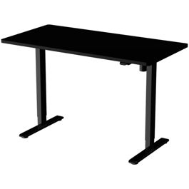 Lykke Elektrisk hæve-sænke-bord M100, sort, 120 x 60 cm