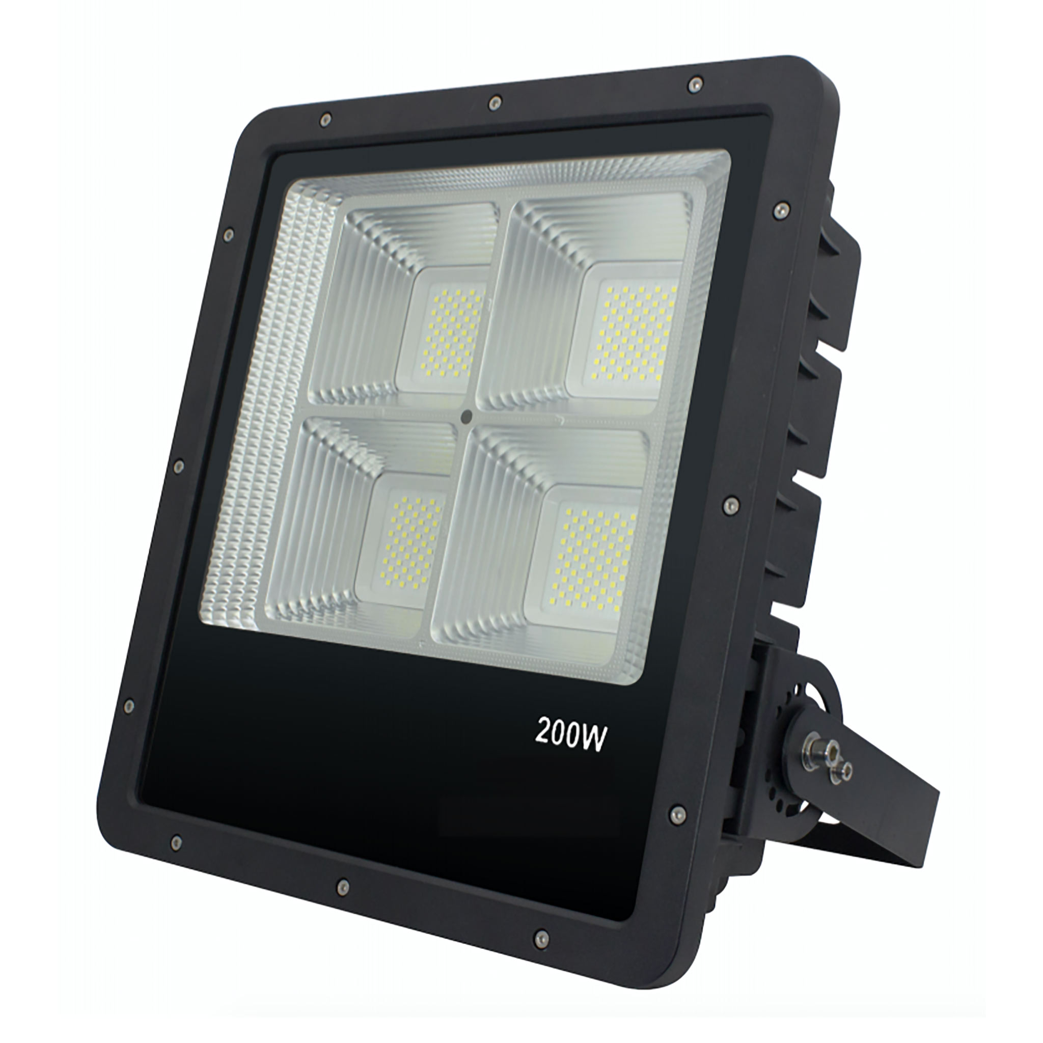 FTlight LED Flomlys Arbeid Platinum 200W, 24000lm, 4500K, svart, 409x372x104mm