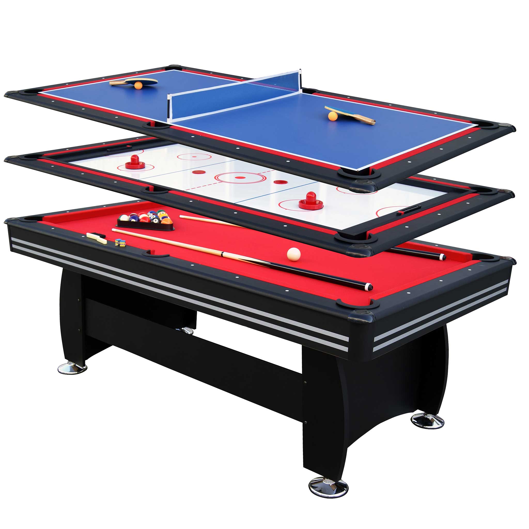 Nordcore Poolbord 7` 3-IN-1
