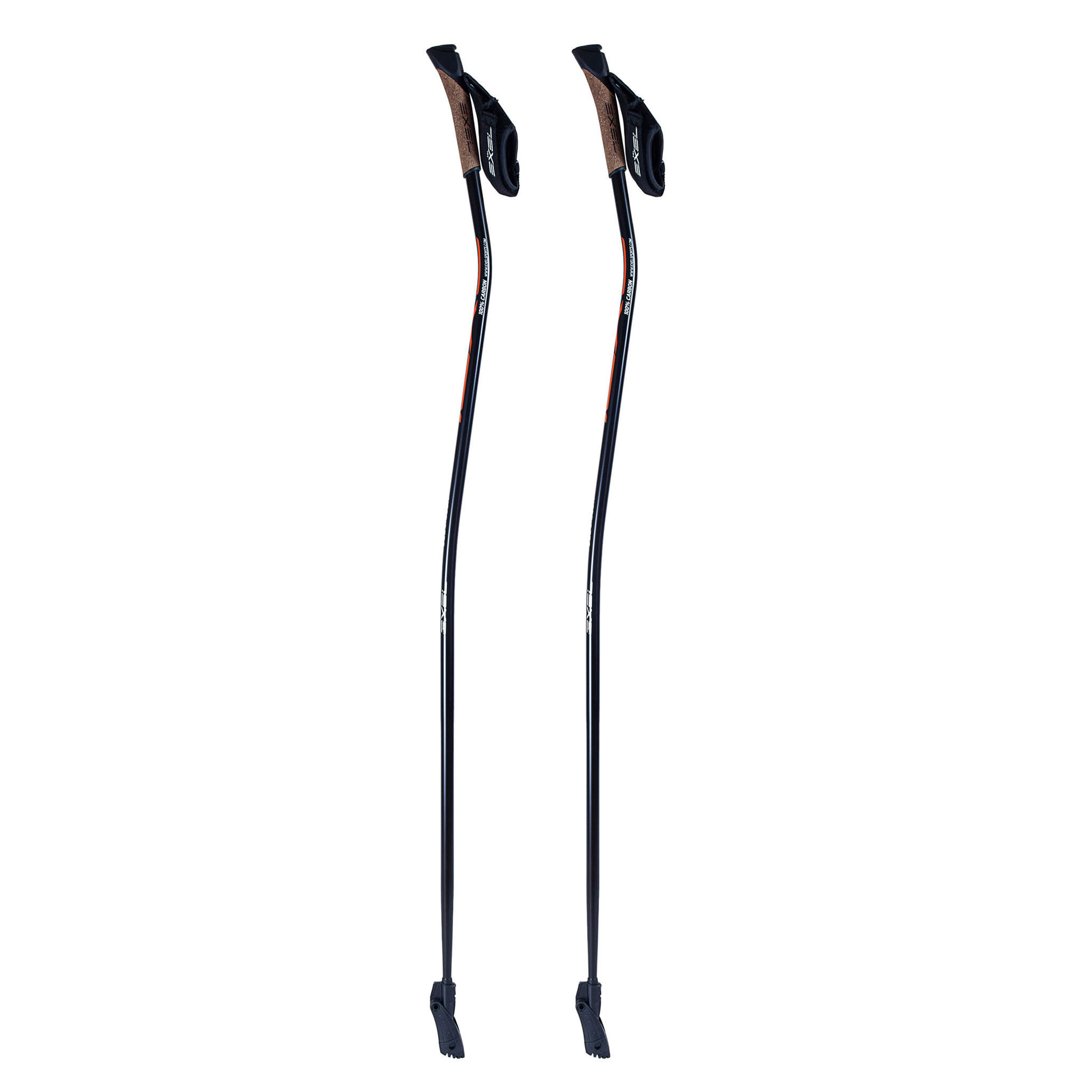 Exel Nordic Pro Curve OEB QR Gangstave Sort/Rød