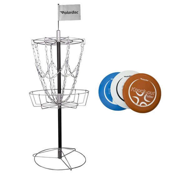 Polardisc Starter Disc Golf kurv sæt