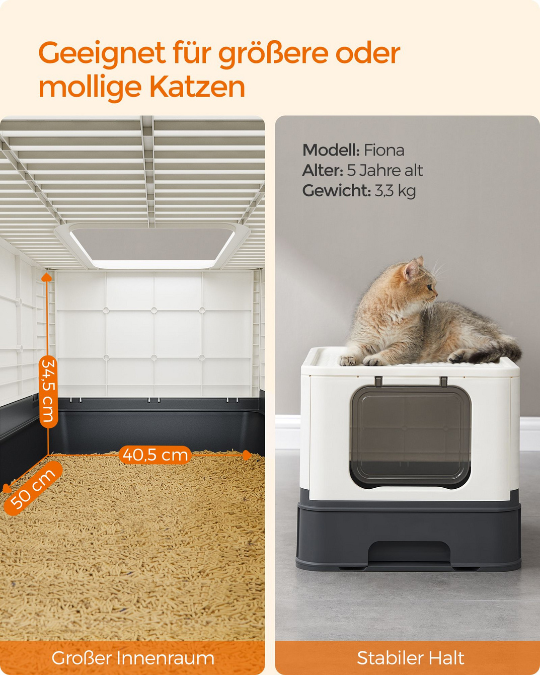 FEANDREA lukket kattebakke, PPT001