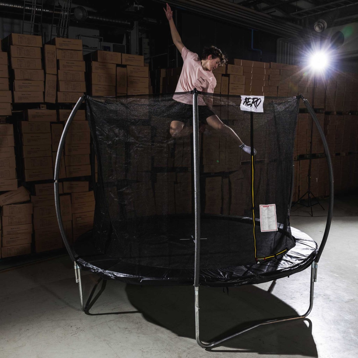 React Aero trampolin 3,66m med sikkerhedsnet