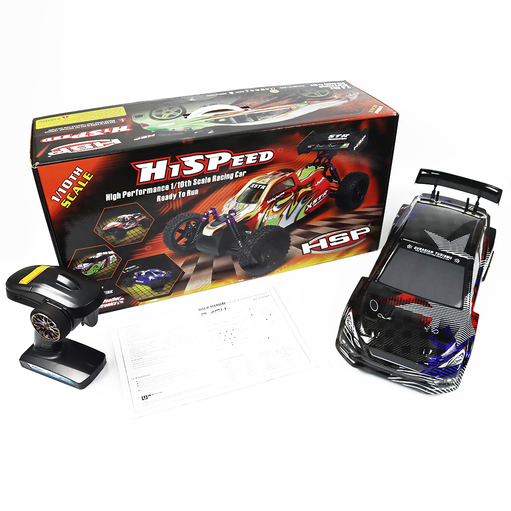 React RC-bil XSTR Power Nitro 4WD, sort