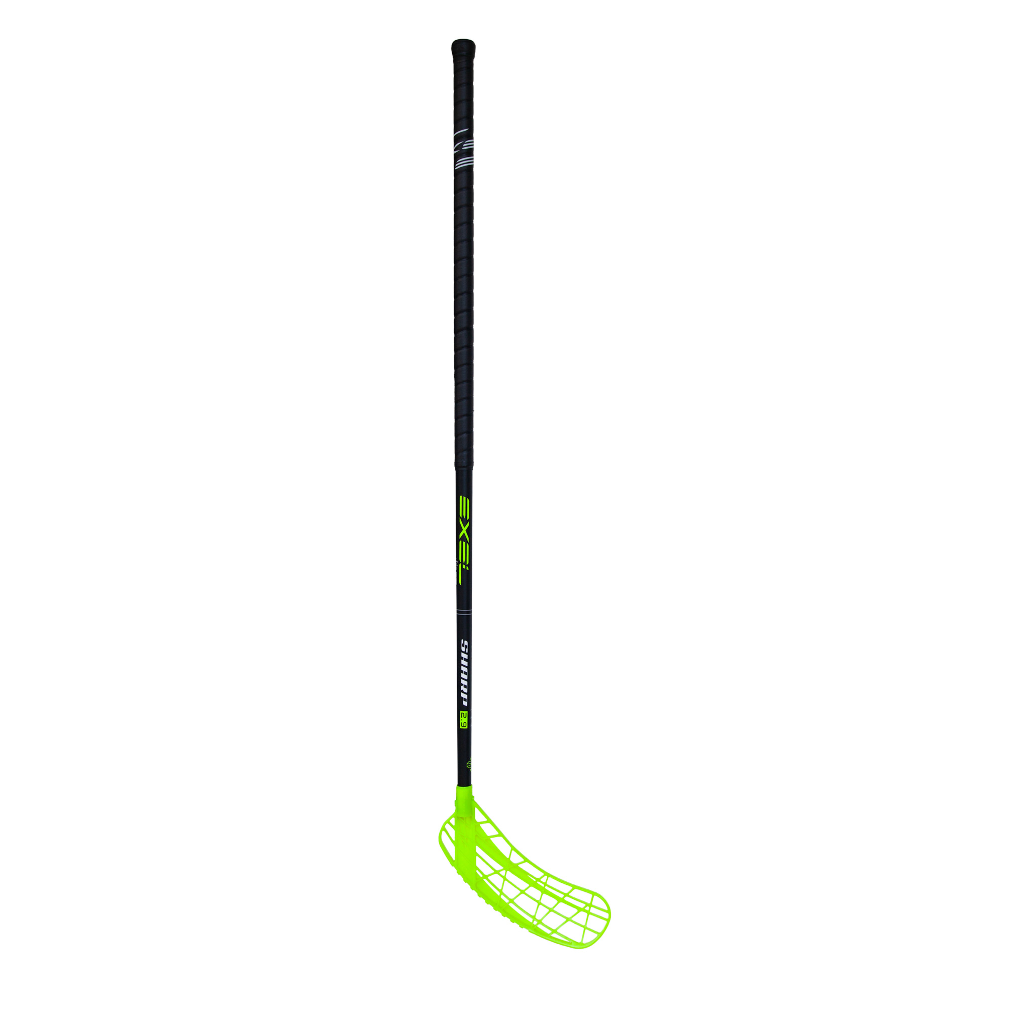Exel Sharp 2.9 Round Sb Floorballstav, Sort/Neongul