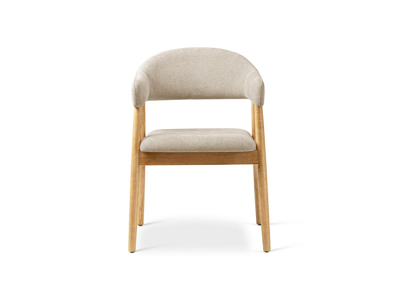 Cosmopolitan Design stole, 2 stk., "Adra", 1-personers, 56 × 59 × 77 cm, Rebel, ben i naturlig bøg