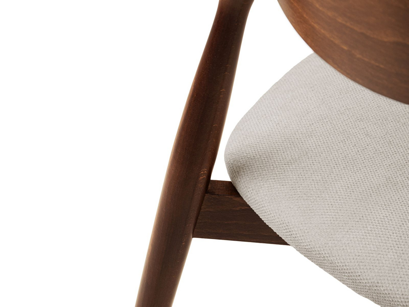 Cosmopolitan Design stole, 2 stk., "Leon", 1-personers, 47,5 × 48 × 79 cm, Rebel, valnøddeben